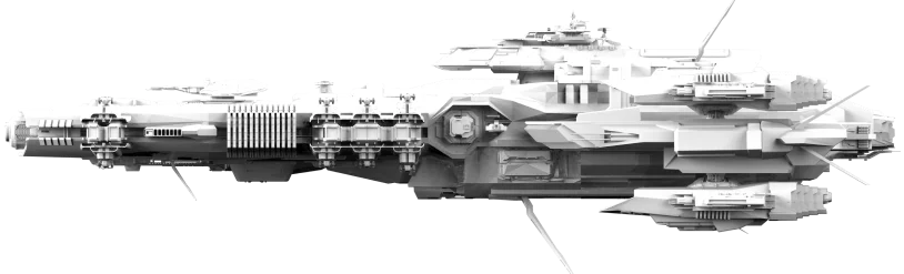 Illustration of a spaceship, symbolizing innovation and exploration